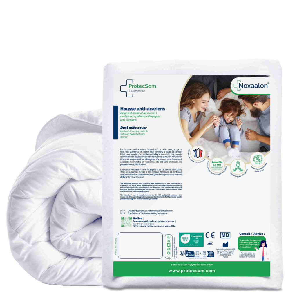 Housse anti-acariens pour couette - Noxaalon®