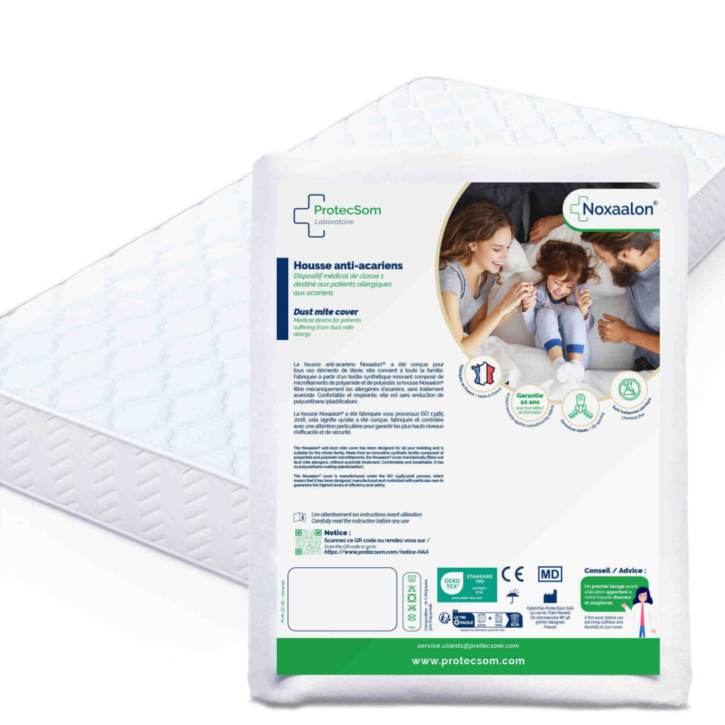 Housse anti-acariens pour matelas - Texaal® Coton